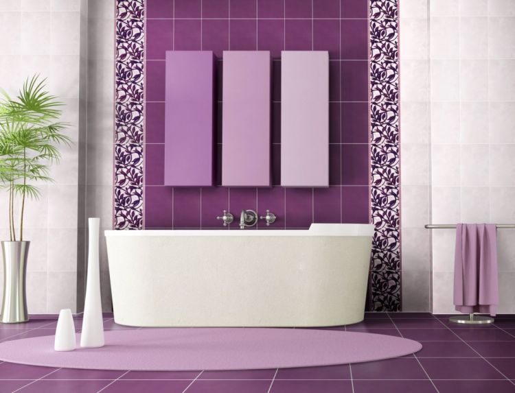 Фото-примеры оформления ванной комнаты плиткой