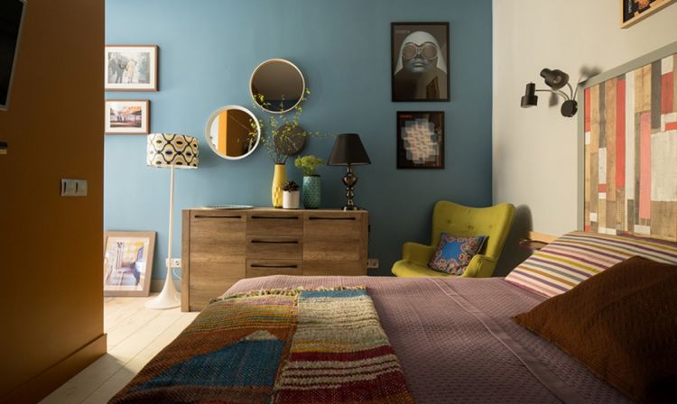 Модная покраска стен в спальне 39 фото идеи и варианты дизайна стен 2020 в интерьере как правильно и эффектно покрасить стены