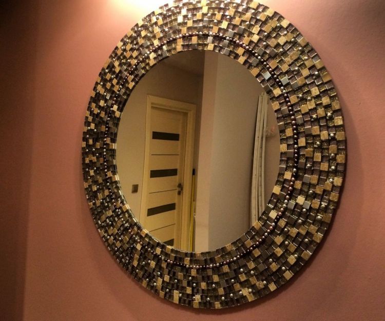 Декор зеркала: лучшие идеи - 33 Поделки | Украсить зеркало, Зеркало своими руками, Старые зеркала
